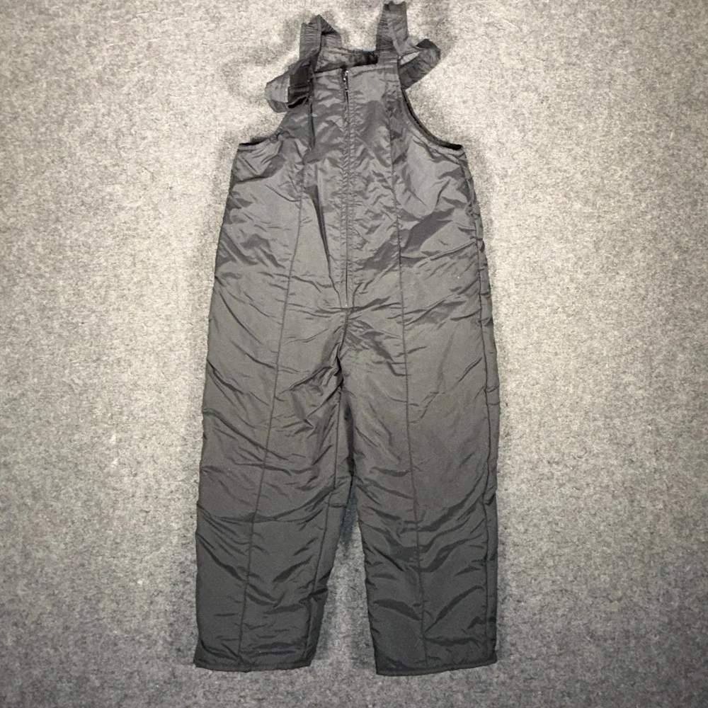 Apparatus‎ Kids Black Puffer Snow Bib Ski Pants Insulated Winter Gear Size S